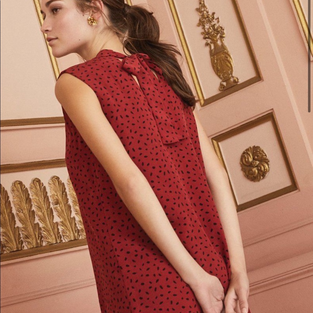 Red Silk Amour Vert Dress